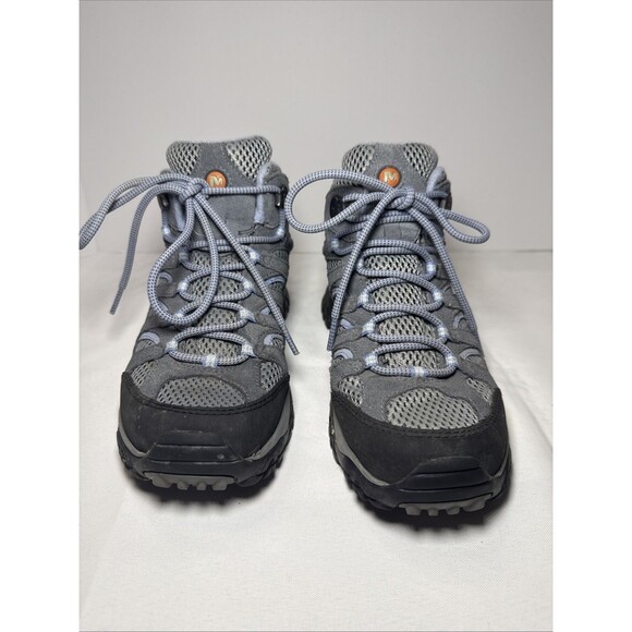 Merrell Moab Women's Hiking Boots Grey/Periwinkle, Size 8.5 - Picture 1 of 10